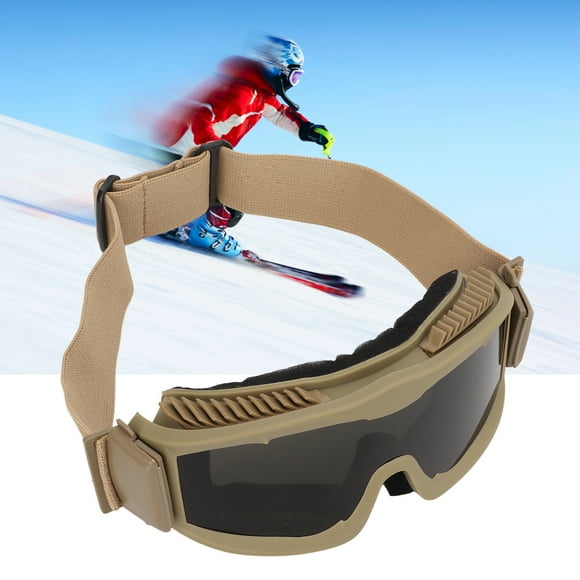 Outdoor Goggles Explosion Proof, Glasses Anti Fog Hunting Goggles Ski Snowboard With Interchangeable Lenses, Goggles Cloth Cover, Storage Bag For Climbing Cycling Shooting