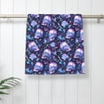 thumbnail image 5 of Fotbe Blue Skull Crystal Pattern Premium Towels , (27.5x16in) Lightweight and Highly Absorbent Quick Drying Microfiber Towel, Perfect for Daily Use, 5 of 6