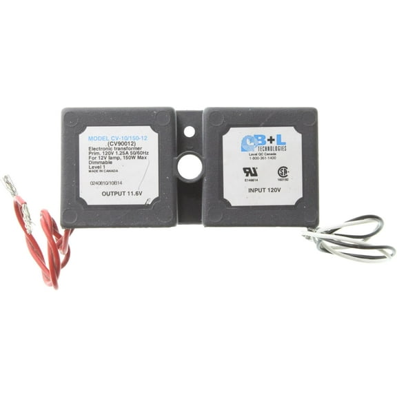 B L CV90012 12v 150w low voltage transformer