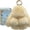 Light Khaki, variant on Esterze Fluffy Bunny Keychain Soft Plush Rabbit Keychain with Tin Box, Cute Stuffed Animal Bunny Backpack Bag Charm