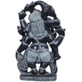 thumbnail image 3 of Six-Armed Standing Ganesha Mahabalipuram Stone Sculpture - Handmade Divine Idol, 3 of 3