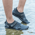 thumbnail image 6 of Water Shoes for Men Quick Dry Wide Toe Aqua Shoes Adjustable Barefoot Sock for Swim Beach River Pool Surf Black, Size 7.5, 6 of 6