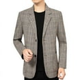 thumbnail image 1 of Traje de primavera Chaqueta de hombre Ropa casual de hombre de mediana edad Traje pequeño casual de papá de primavera y otoño, 1 of 2
