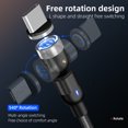 thumbnail image 3 of Magnetic Charging Cable, Less Interference Multifunctional Data Cable  for Automobile Use, 3 of 7