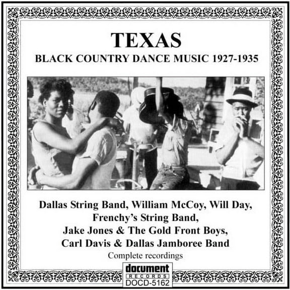Texas-Black Country Dance Musi - 1927-35 - Music & Performance - CD