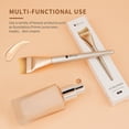 thumbnail image 2 of DUcare Angled Ultra-Thin Foundation Brush - Contour-Fitting Design for Liquid Makeup & Face Masks, 2 of 8