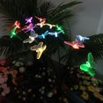 thumbnail image 1 of Luz De Tierra Lámpara de exterior duradera con luz solar de mariposa para jardín doméstico (D) Wdftyju Para estrenar, 1 of 4