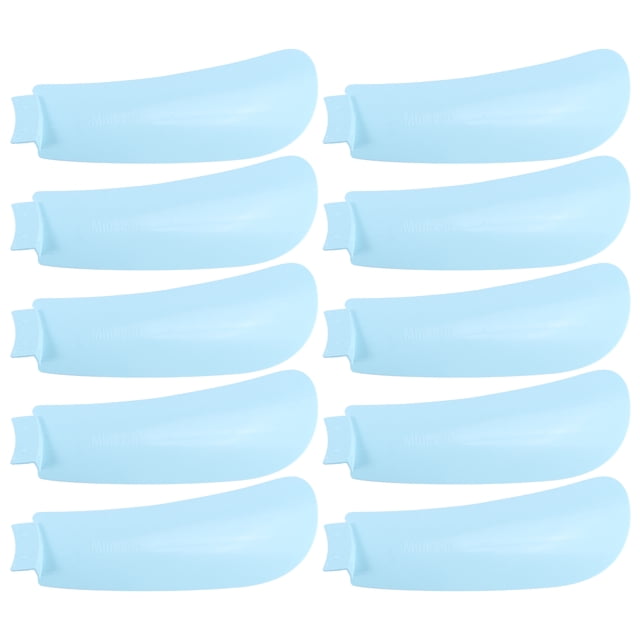 10pcs Creative Replacement Electric Fan Blades Parts Fan Accessory (Sky-blue)