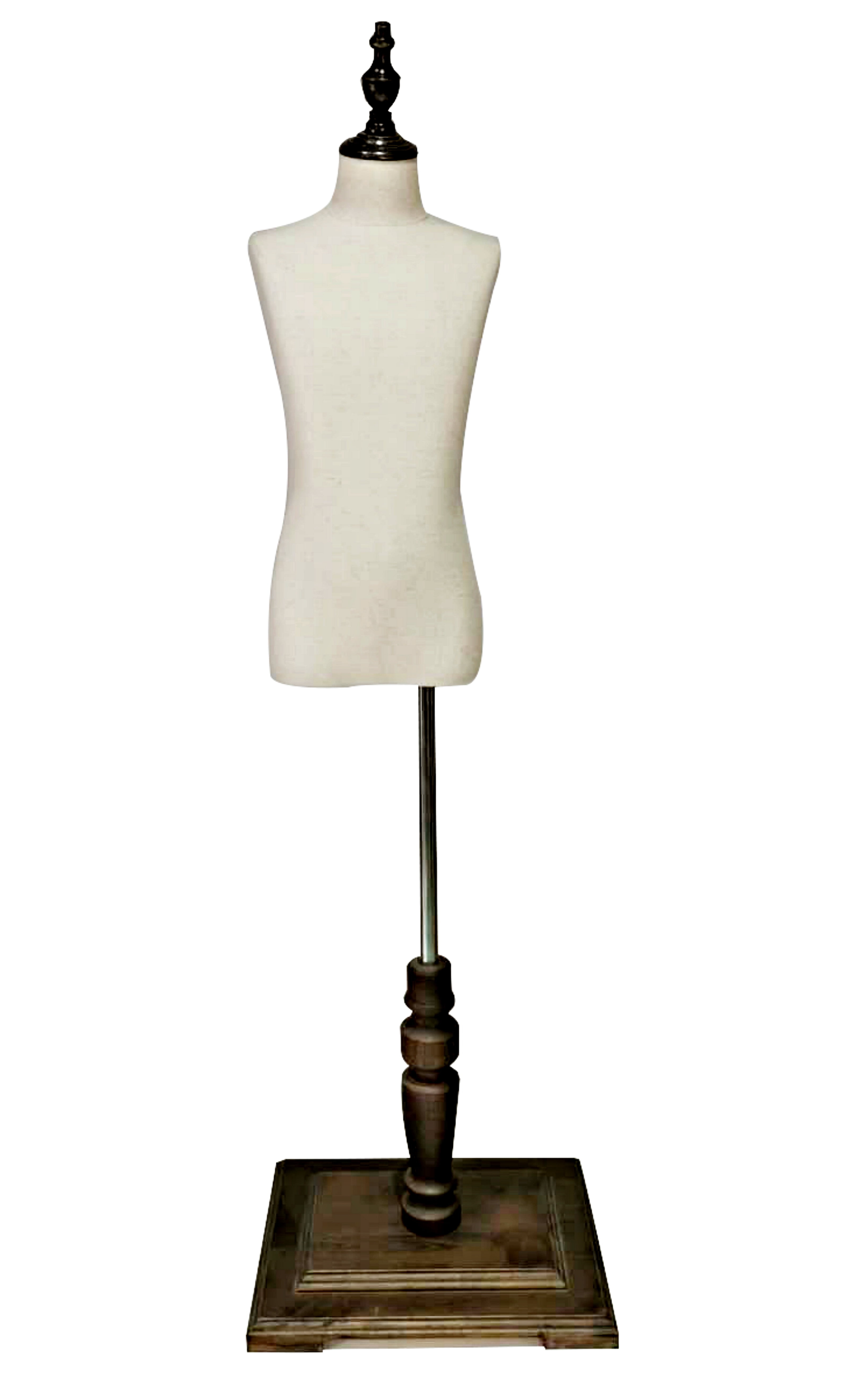 USAKHV Child Dress Form Mannequin 80FC7 Body Age 7 with Wood Base