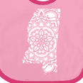 thumbnail image 4 of Inktastic Mississippi Silhouette Mandala Boys or Girls Baby Bib, 4 of 4