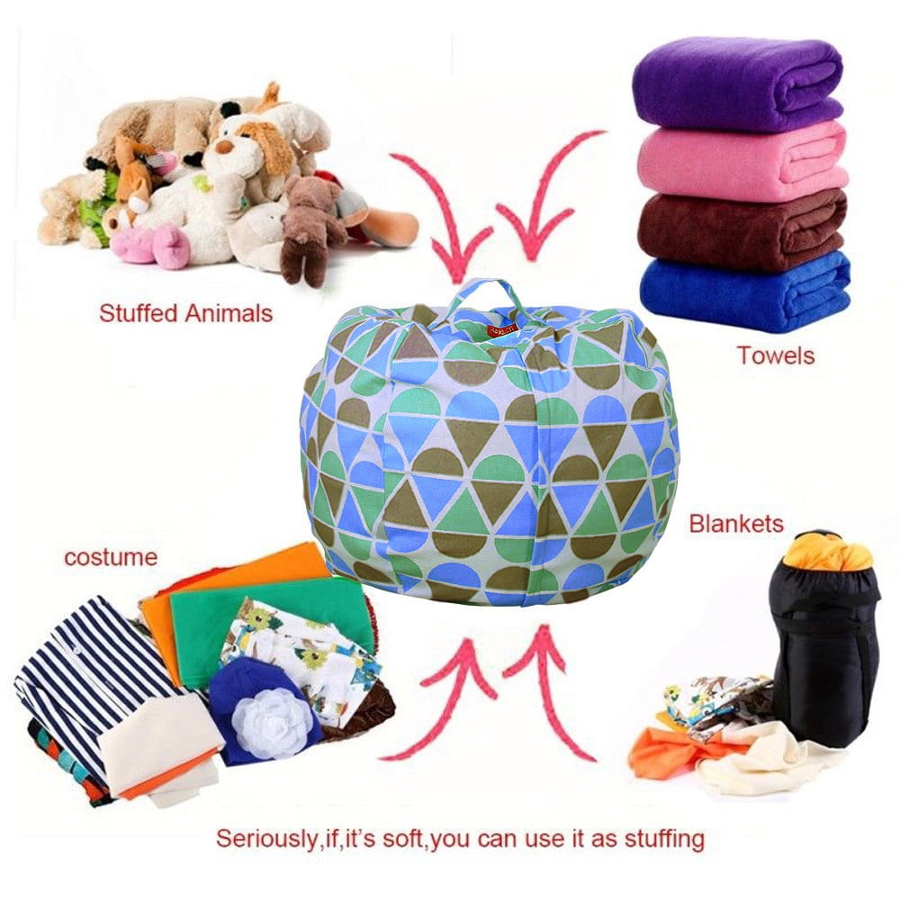 plush storage bag