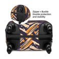 thumbnail image 5 of Multi-Size Suitcase Protective Cover Full Range Double Stitching Invisible Zipper For Travel Business Tiger Print Style Mediumpurple_2 X-Large, 5 of 8