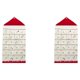 thumbnail image 1 of Inteprter Calendario de Adviento navideño multifuncional, regalos para todas las edades, tela resistente y duradera, fácil de usar, color rojo rojo 2Conjunto, 1 of 6