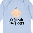 thumbnail image 4 of Inktastic Crib Hair Dont Care Funny Baby Clothes Boys or Girls Long Sleeve Baby Bodysuit, 4 of 5