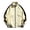Beige, variant on Yongwang Mens Long Sleeve Color Block Jacket Stand Collar Zip Up Jacket Casual Loose Fit Jacket with Pockets