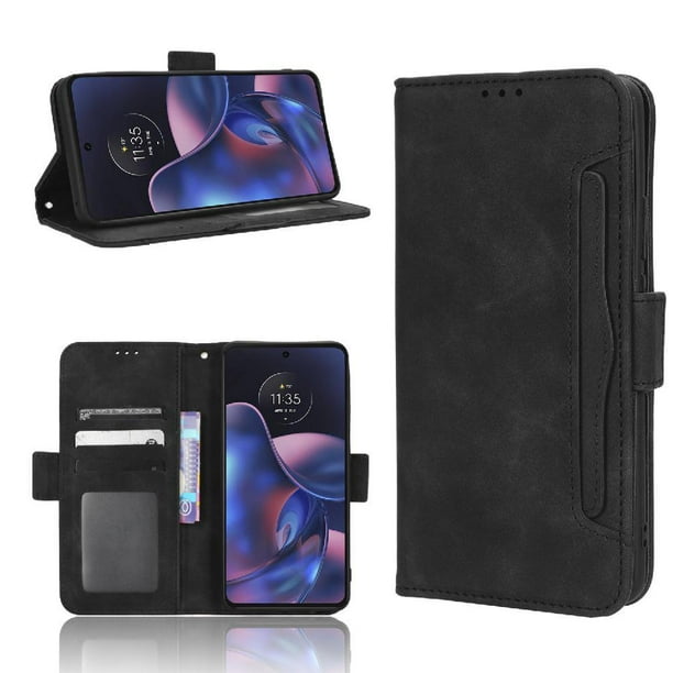 Funda Tipo Billetera GANGXUN para Motorola EDGE 2022 – Tapa Flip con Tarjetero