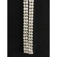 thumbnail image 2 of Cadena Diamantes Densa Doble Hilera Cadena Diamantes Imitación Súper Brillante Cadena Diamantes Con Garra para Rascar Talla Única, 2 of 8