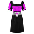 thumbnail image 6 of HEART TO HEART DRESS - INSPIRED BY METTATON EX FROM UNDERTALE Sleeveless Dress birthday dress for women Evening gown woman, 6 of 6