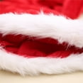 thumbnail image 2 of Gorro de Navidad, Gorro de Papá Noel, Gorro navideño para adultos, Gorros navideños cómodos de terciopelo unisex Piel clásica extra gruesa para Navidad Año Nuevo Suministros festivos para fiestas navideñas 45 cm JM, 2 of 4
