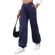 thumbnail image 3 of Pantalones Deportivos de Cintura Alta con Bolsillos para Mujer, Pantalones de Yoga Holgados e Informales Tíbet XXL, 3 of 10