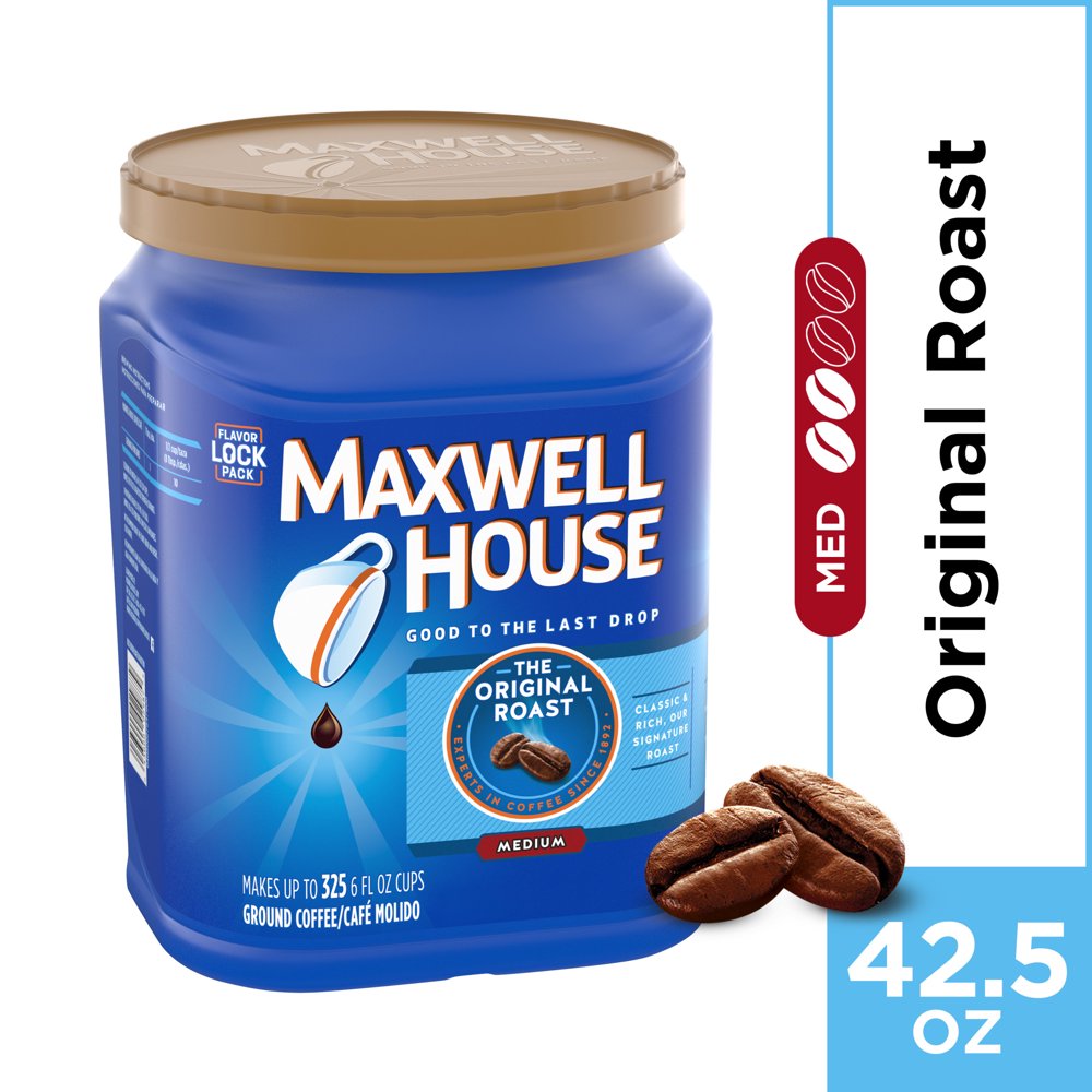 Maxwell House Original Roast Ground Coffee, 42.5 oz. Canister