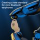 thumbnail image 5 of Auriculares Bluetooth, Auriculares inalámbricos, Auriculares Bluetooth para dormir, Auriculares inalámbricos Bluetooth 5.3, Mini micrófono interno, Auriculares portátiles para dormir, Auriculares Blue, 5 of 8