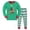 AB449 Green, variant on Bainana Boys Kids Christmas Pajamas Santa Tree Dinosaur Print Long Sleeve T-Shirt Pants Sleepwear Children Comfort Fit Matching Set, Size 2-3 Years
