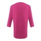 thumbnail image 4 of Blusas,Camiseta de mujer con cuello redondo y manga 3/4, corte holgado e informal, tela de imitación de rejilla, cómoda para uso doméstico y diario, sopatenor, 4 of 7