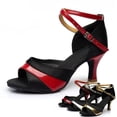 thumbnail image 2 of XIHAHA nueva moda para chicas señoras Tango Salsa baile de salón zapatos de baile latino 5,5/7,5 cm tacones más colores sandalias, 2 of 5