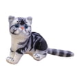 thumbnail image 2 of Juguetes para gatos, muñecas, manualidades, adornos artesanales, accesorios fotográficos para sofá, dormitorio, sala de estar. gris y negro, 2 of 9