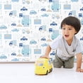 thumbnail image 4 of Galerie Wallcoverings  Just 4 Kids 2 City Traffic Non-woven Matte Wallpaper Roll 33 feet x 21 inches - Yellow, 4 of 5