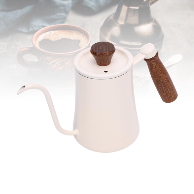 Pour Over Coffee Kettle, 600ML Gooseneck Narrow Long Spout Coffee Pot with Scale Hand Drip Kettle for Home Office Camping