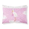 thumbnail image 1 of Its a Baby Girl Fabric Standard Pillowcase, 1 of 1