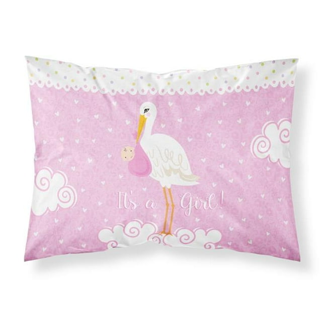 Its a Baby Girl Fabric Standard Pillowcase