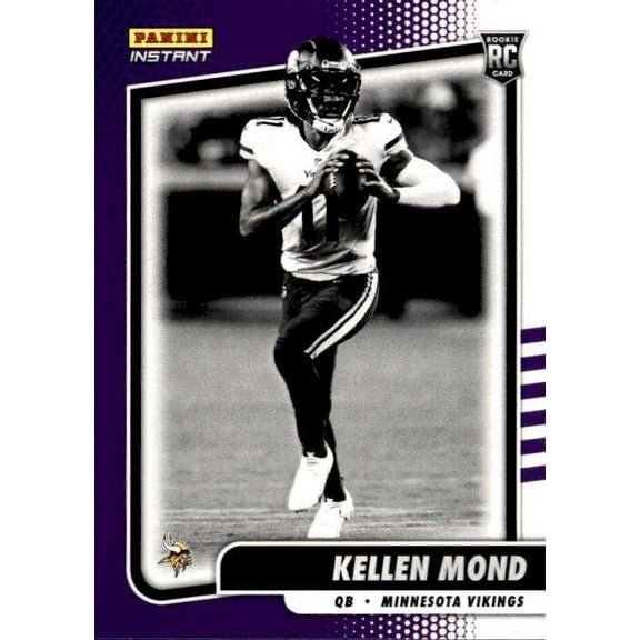 NFL 2021 Instant Football Black & White Rookies    Kellen Mond Trading Card (1 of 2728) #BW21