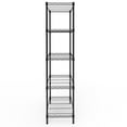 thumbnail image 6 of Ktaxon 5-Tier Wire Shelving Unit, Steel Storage Rack for Garage Office Kitchen Black, 30" W x 14" D x 60" H, 6 of 8