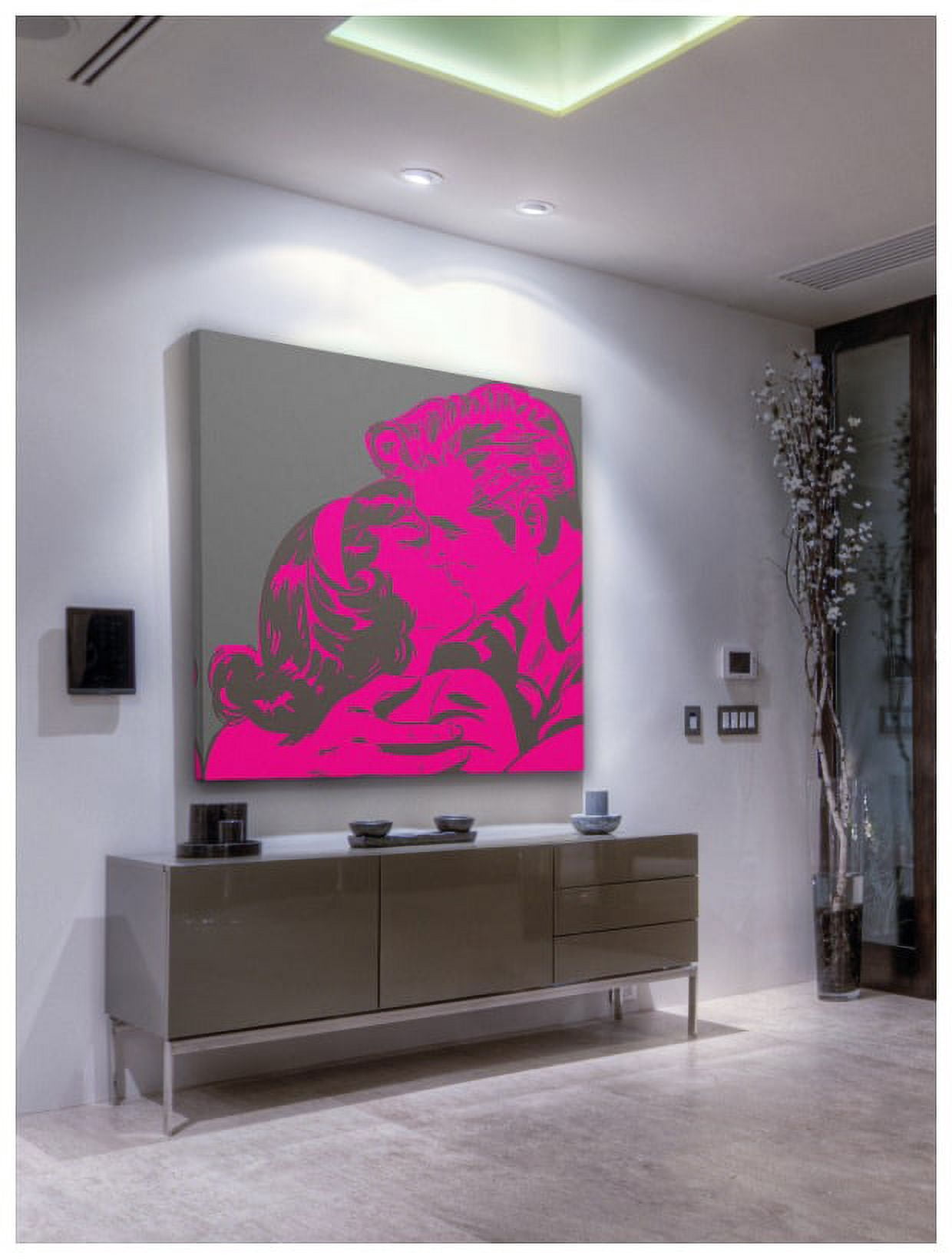 Marmont Hill "Kiss" Print on Canvas