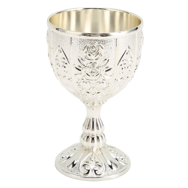 Copas De Copa, Taza De Vino De Metal Con Copa De Vino Vintage Venta De Vino Patrón De Flores Vintage Detalles Exquisitos Copa De Vino De Metal Para La Decoración Del Hogar Copa