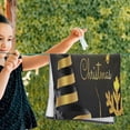 thumbnail image 5 of Merry Christmas Tree Hand Towels 2 PCS, Golden Black Kitchen Towel Ultra Soft and Highly Absorbent,Decorative Fingertip Face Towel for Bathroom Hotel, 28.3"x14.4", 5 of 5