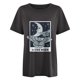 thumbnail image 5 of Blusa de manga corta con estampado de luna y sol de calavera con mangas caídas vintage para mujer Fridja  gope2686, 5 of 9