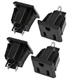 Aexit IEC 320 Distribution Electrical C14 Male To C13 Female Socket Power Supply Connector Adapter