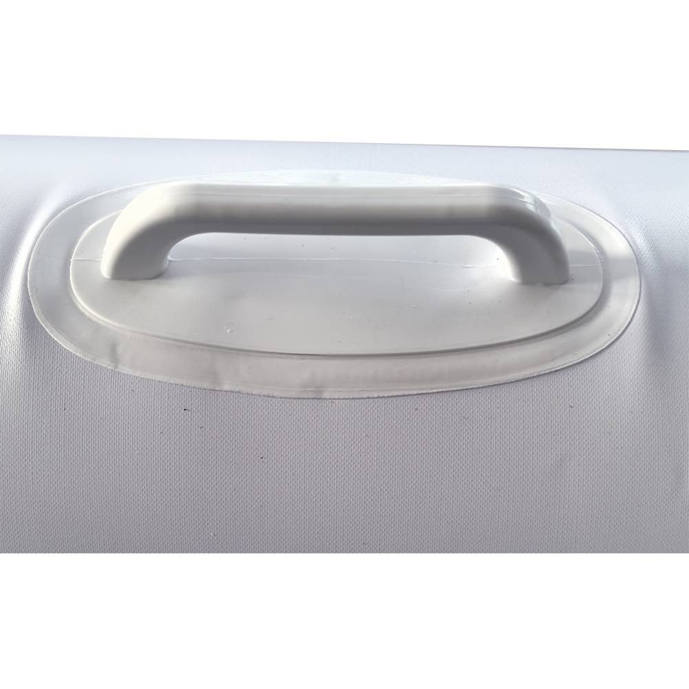 RANME Pvc Inflatable Pool Cover For Square Hot Tubs 135Cm Fast Inflation Reduces Debris And Maintains Water Temperature