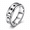Silver, variant on Men's Moon Phase Spinner Ring, Stainless Steel 7mm Celestial Two-Tone Band, Three Color Options, Sizes 6-11 for Streetwear, Festivals and Birthday Gifts for Him