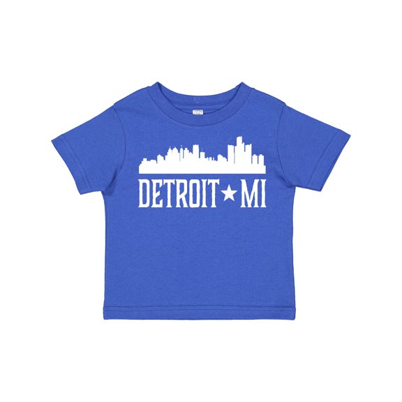 Inktastic Detroit Michigan Skyline MI Cities Boys or Girls Toddler T-Shirt