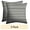 Gray, variant on Mainstays 18" x 18" Woven Stripe Decorative Pillow, Blue