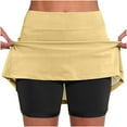 thumbnail image 1 of FNFYFH Clearance Womens Exercise Loose Fit Solid Color Summer Athletic Shorts Stretchy Sport Shorts，Beige, 1 of 6