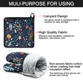 thumbnail image 7 of Pioneer Flower Floral Print Pattern Kitchen Oven Mitt and Pot Holder Sets 4 Pcs for Baking, Cooking and Grilling, Heat Resistant Up To 392 °F, 7 of 7