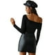 thumbnail image 2 of Qarigey Minifalda Irregular ceñida al cuerpo para otoño e invierno, ropa ajustada de cintura alta, vestido acampanado de moda, viajes, Type8 NO8, 2 of 6