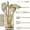 Beige and Gold, variant on Styled Settings 7PC Black and Gold Cooking Utensils Set with Holder - Black and Gold Kitchen Accessories