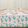 thumbnail image 3 of Sparkle and Bash Cactus Birthday Party Decorations 169-Piece Dinnerware Set - Pink, Serves 24 - For Plant Party Decor & Napkins, 3 of 9